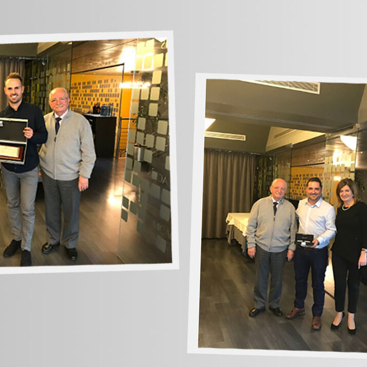 Eduardo Barrios y Jonathan Rodriguez celebran 20 y 10 anos en Rafesa