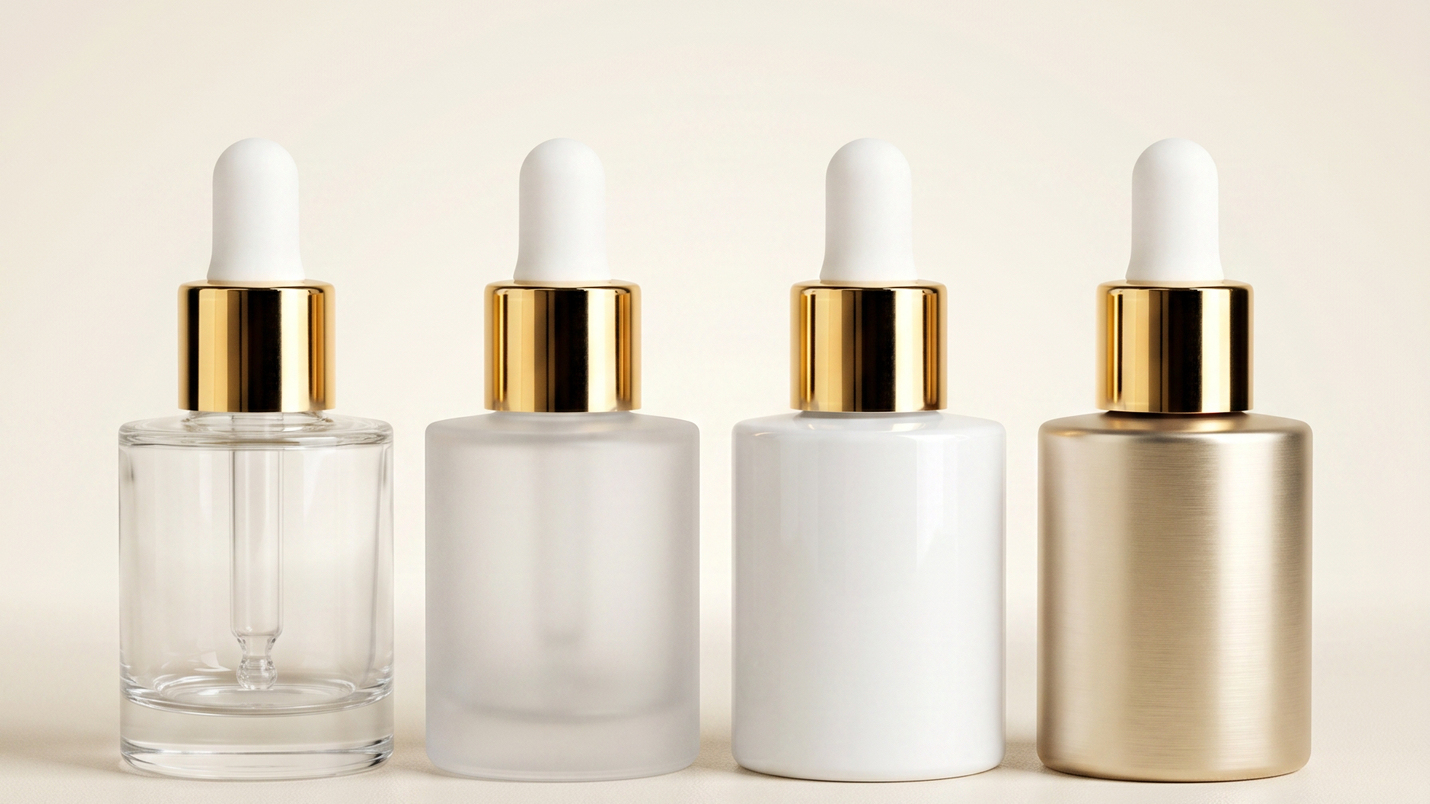 Range of cosmetic bottles and packaging components evaluated for total cost of ownership.