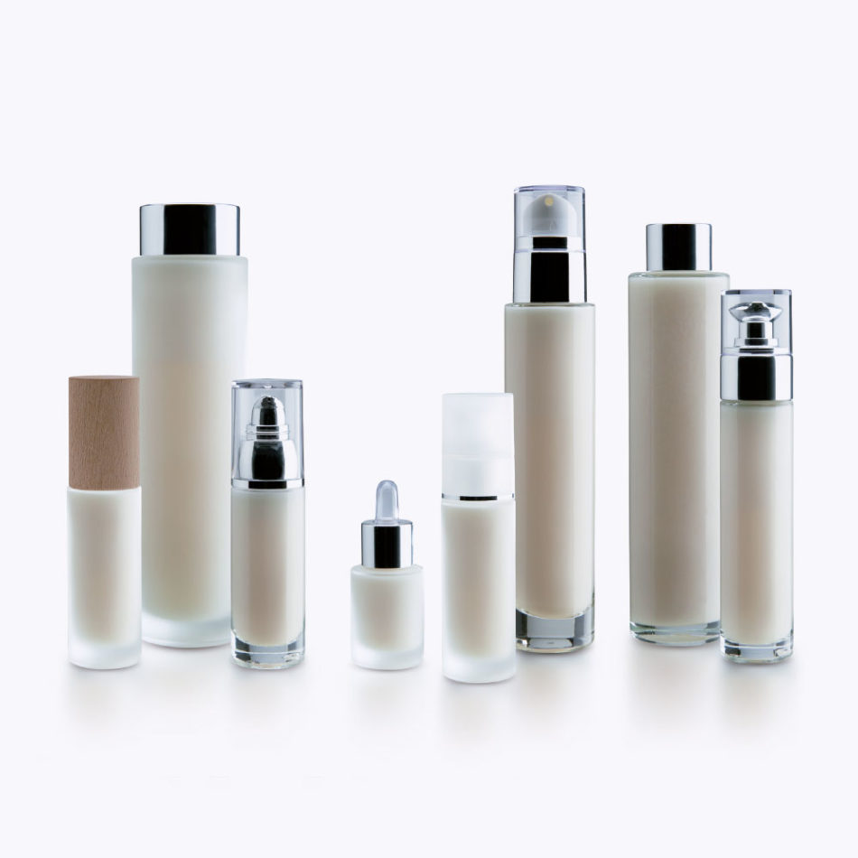 Rafesa Laura Cosmetic Glass Bottles