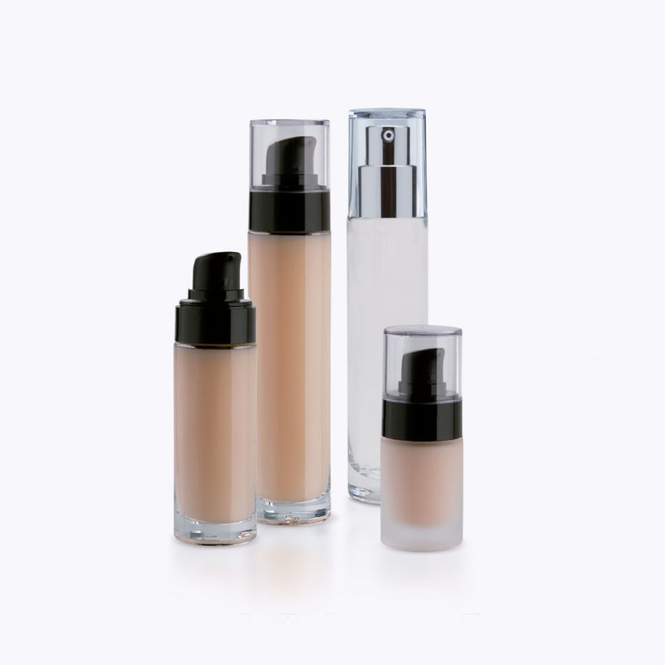 Rafesa Makeup Cosmetic Glass Bottles